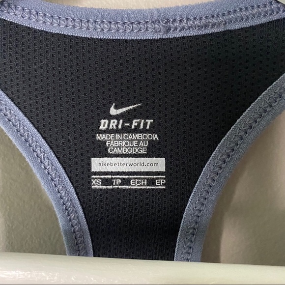 Nike Dri-Fit Work Out Tank Top Pink/Gray Sz XS - Picture 4 of 9